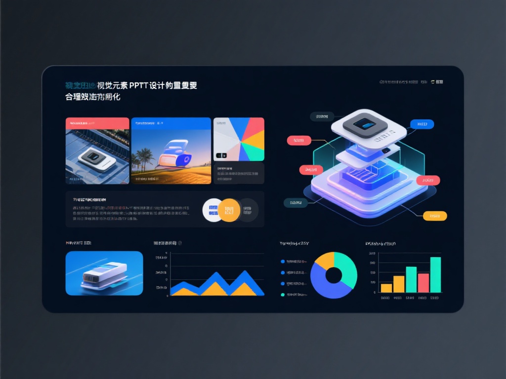 视觉元素是PPT设计中的重中之重。合理利用图表、图